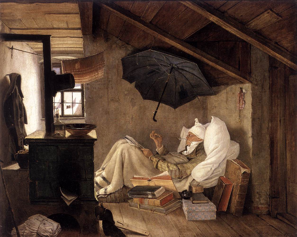 Der arme Poet, Gemälde von Carl Spitzweg
